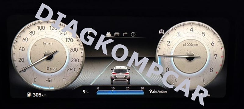 Hyundai Kona menu polskie USA & Europa.