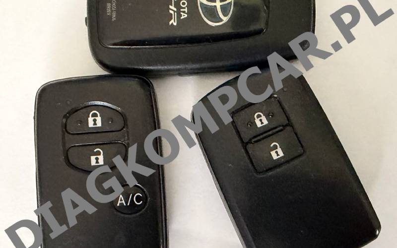 Naprawa, dorabianie kluczyków Toyota.